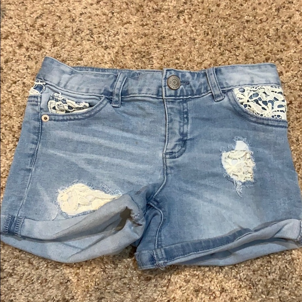 Light blue  jean shorts